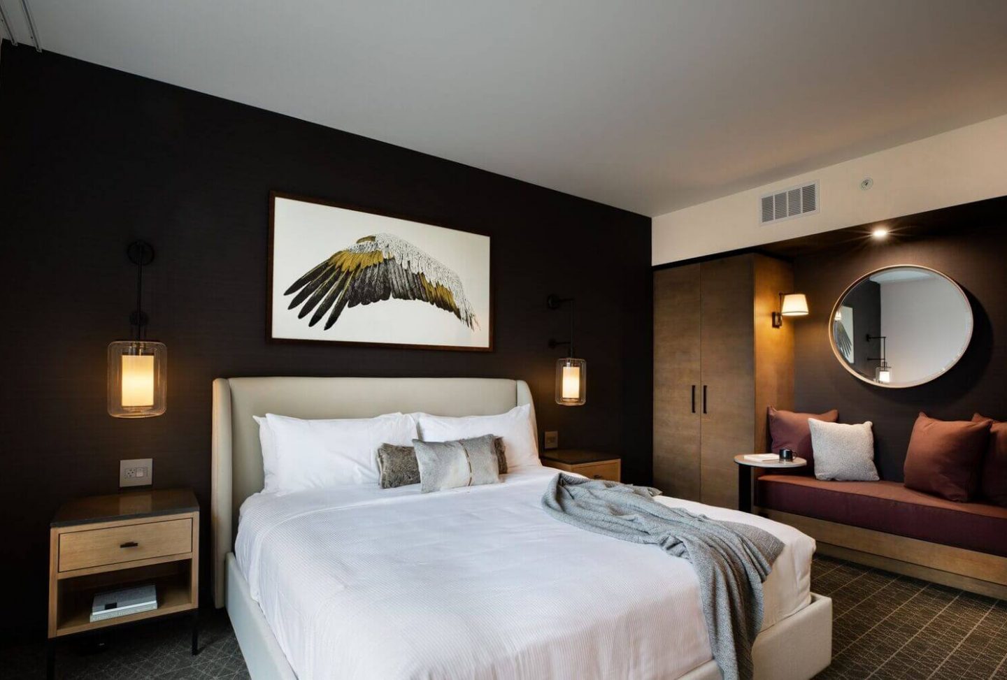 Minneapolis hotel suite at Elliot Park Hotel