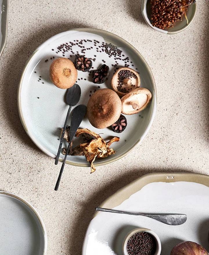 various mushroom varieties displayed on a plate